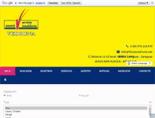 Tablet Screenshot of fincasvedruna.net
